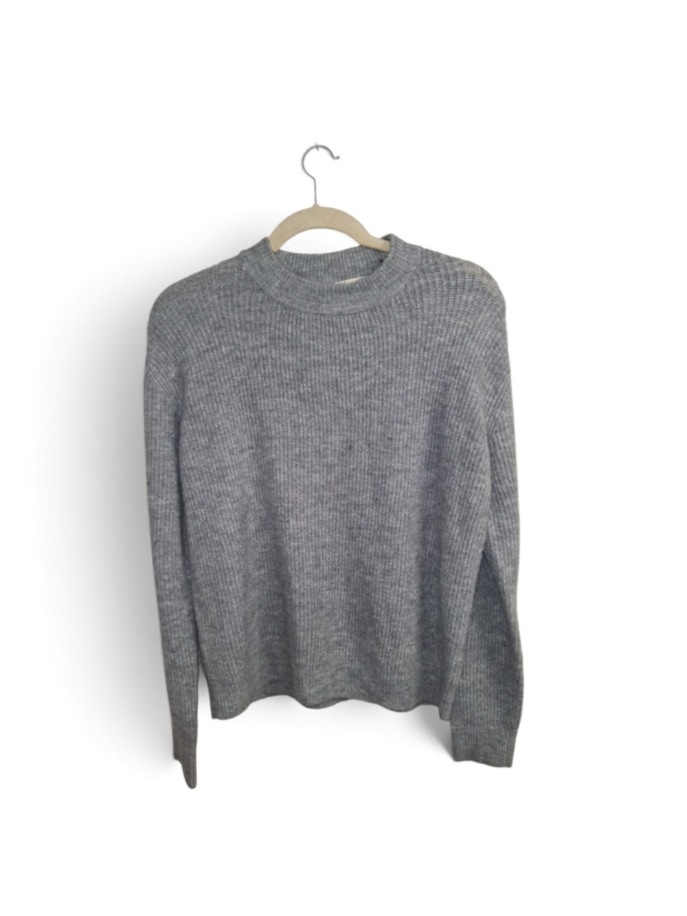 Women's ee:some Grey Crew Neck Sweater Size M